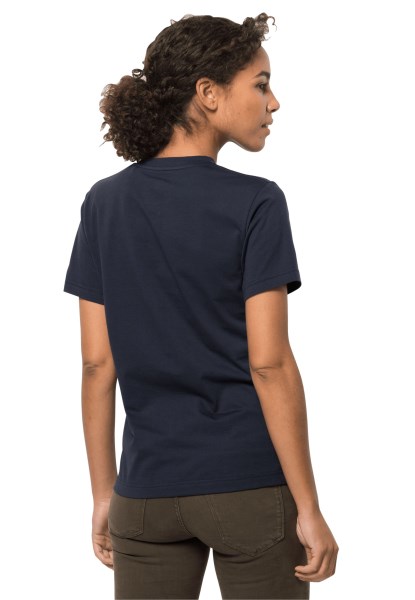 Bloemenlogo T W Collectie Jack Wolfskin Nachtblauw