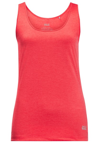 Jack Wolfskin Merk Pack & Go Tank M Tulp Rood