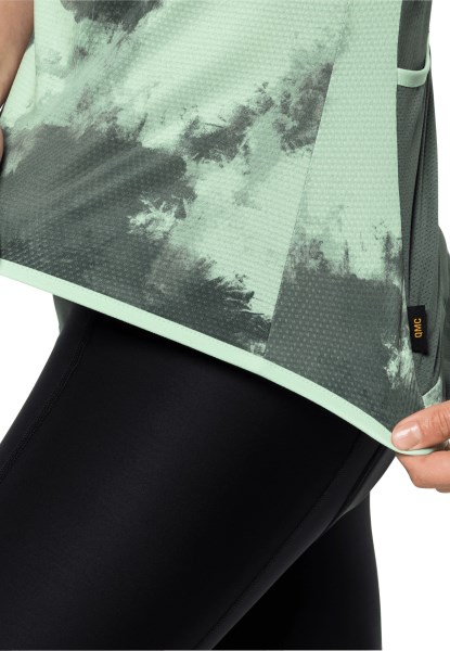 Hedge Green Allover Fashion Jack Wolfskin Tourer Halfzip Print T W
