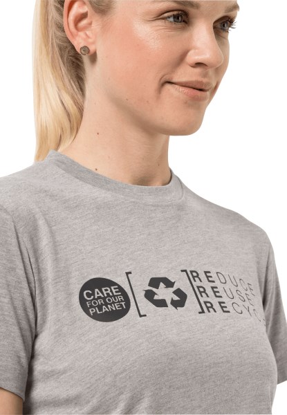 Asgrijze Collectie Nature Relief T W Jack Wolfskin