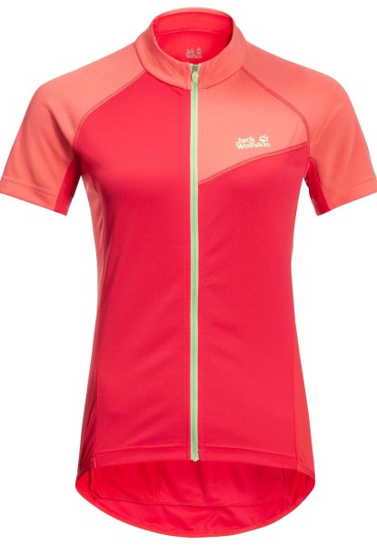 Jack Wolfskin Tulp Rood Merk Tourer Fullzip T W