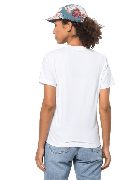 Jack Wolfskin Hot White Rush Bloemlogo T W