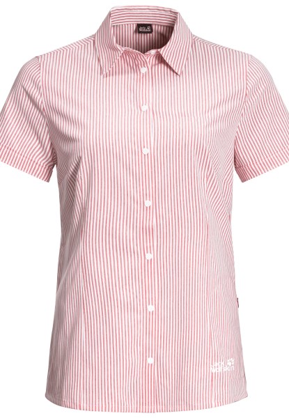 Oorsprong Tulp Reed Strepen Jack Wolfskin South Port Ss Shirt W