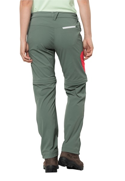 Overland Zip Away W Jack Wolfskin Hedge Green Best