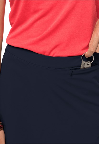 Jack Wolfskin Brands Hilltop Trail Skort W Middernachtblauw