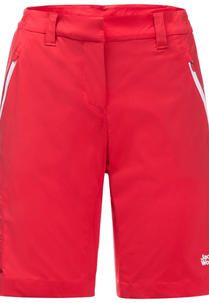 Tulp Rode Overland Short Van Het Merk Jack Wolfskin