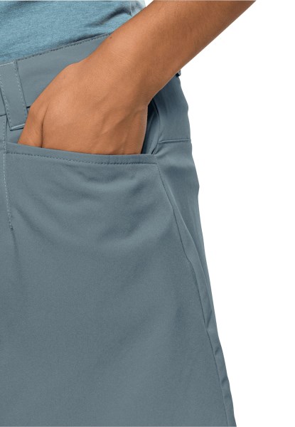 Fashion Sonora Skort Jack Wolfskin Groen Blauw