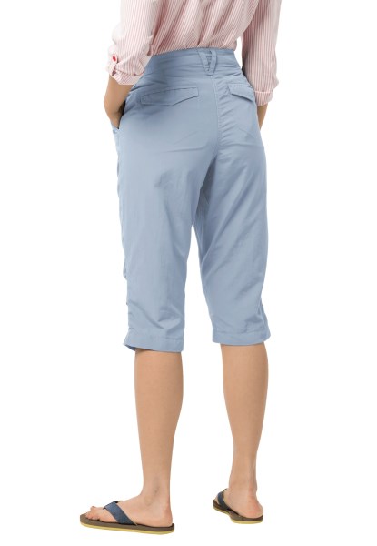 Kalahari 3/4 Broek Dames Jack Wolfskin Blauw Mistmerken