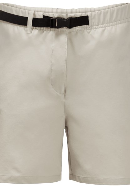 Zomerse Lifestyle Shorts W Collectie Stoffige Grijze Jack Wolfskin