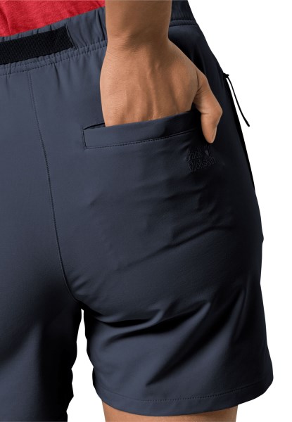 Jack Wolfskin Night Blue Origin Zomerse Lifestyle Short W