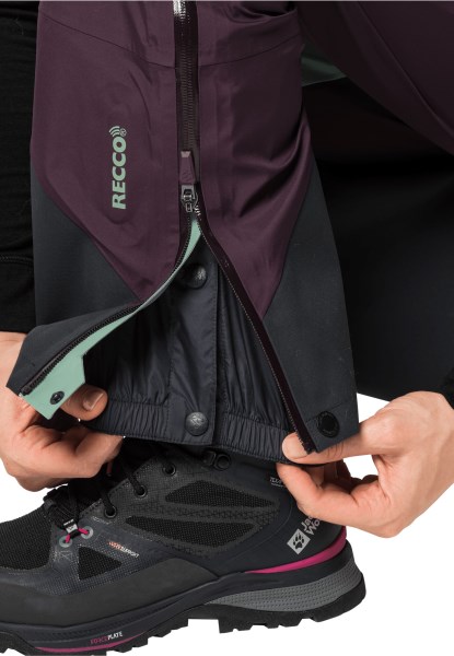 Jack Wolfskin Alpspitze 3l Broek W Nieuw Graniet Groen
