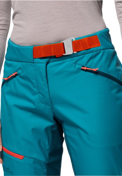 Zoetwater Blauwe Alpspitze Broek Met Merk Jack Wolfskin