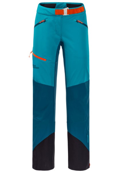 Zoetwater Blauwe Alpspitze Broek Met Merk Jack Wolfskin
