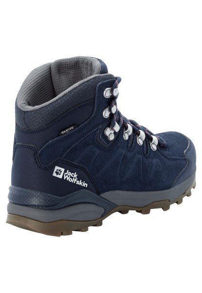 Fashion Donkerblauw-grijze Refugio Texapore Mid W Jack Wolfskin