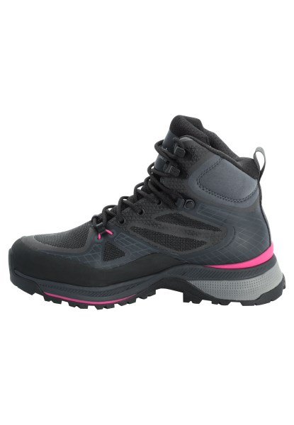 Zwart-roze Merk Force Trekker Texapore Mid W Jack Wolfskin