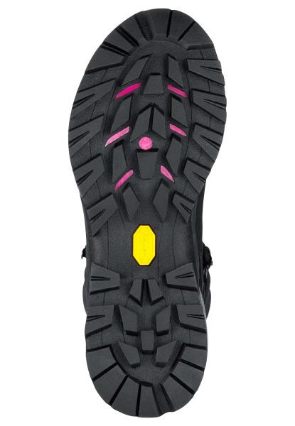 Zwart-roze Merk Force Trekker Texapore Mid W Jack Wolfskin