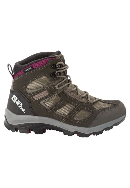 Vojo 3 Texapore Mid W Kaki-bordeaux Jack Wolfskin Merk