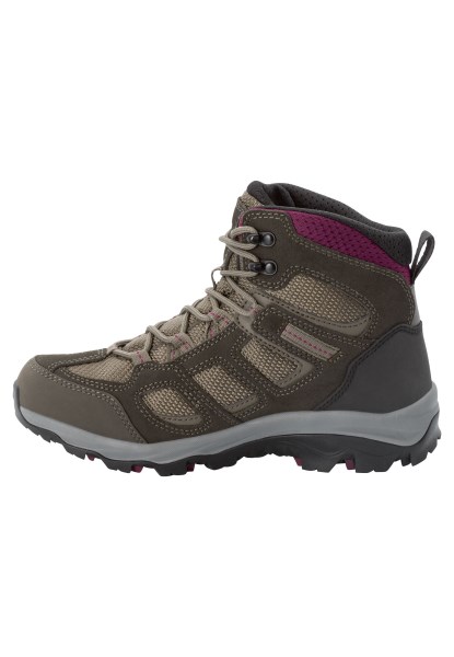 Vojo 3 Texapore Mid W Kaki-bordeaux Jack Wolfskin Merk