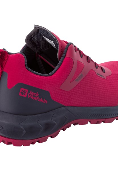 Woodland Shell Texapore Low Met Originele Jack Wolfskin Cranberry