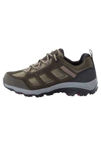 Vojo 3 Texapore Low W Warm Kaki-bordeaux Jack Wolfskin