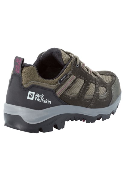 Vojo 3 Texapore Low W Warm Kaki-bordeaux Jack Wolfskin