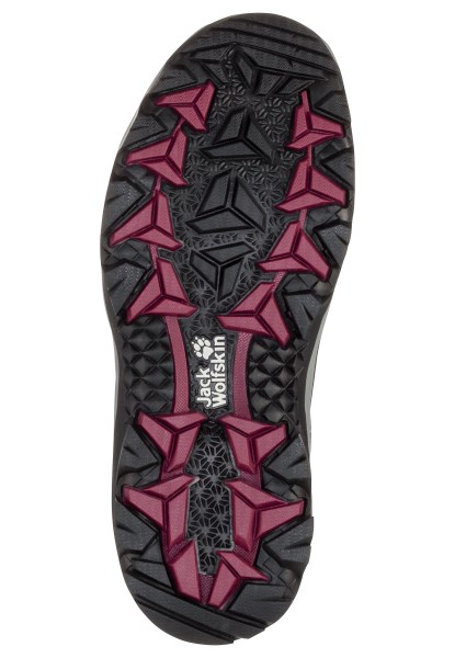Vojo 3 Texapore Low W Warm Kaki-bordeaux Jack Wolfskin