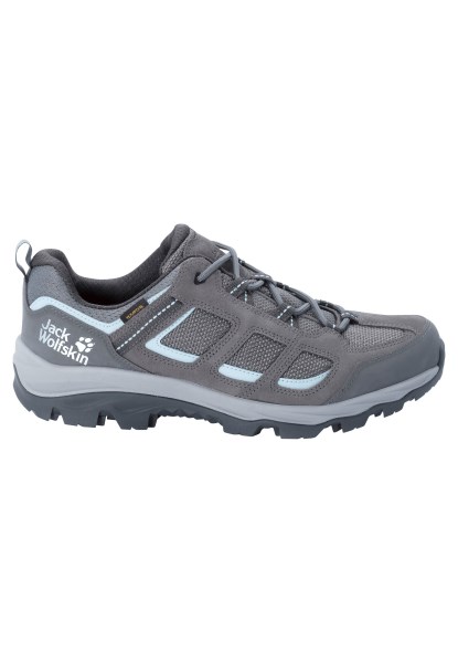 Jack Wolfskin Fashion Vojo 3 Texapore Low W Tarmac Grijs-lichtblauw