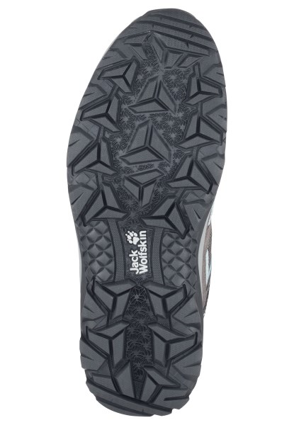 Jack Wolfskin Fashion Vojo 3 Texapore Low W Tarmac Grijs-lichtblauw