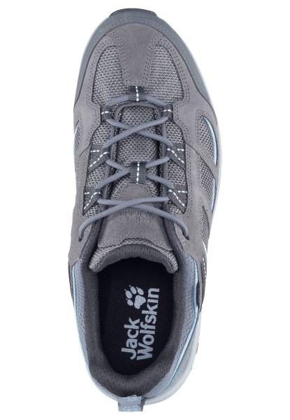 Jack Wolfskin Fashion Vojo 3 Texapore Low W Tarmac Grijs-lichtblauw