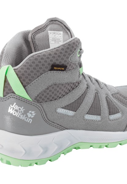 Forest 2 Texapore Mid W Nieuw Donkergrijs-lichtgroen Jack Wolfskin