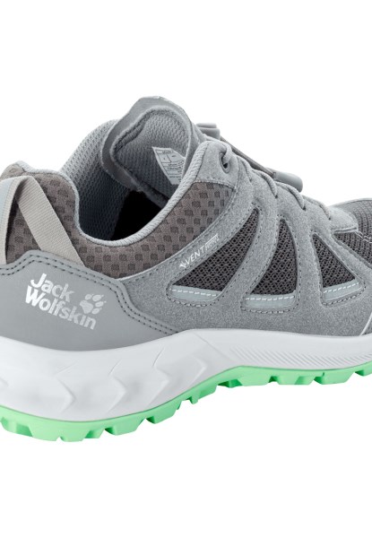 Donkergrijs-lichtgroen New Jack Wolfskin Woodland 2 Vent Low W