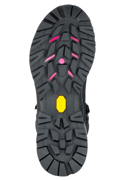 Zwart-roze Fashion Force Trekker Texapore Mid W Jack Wolfskin