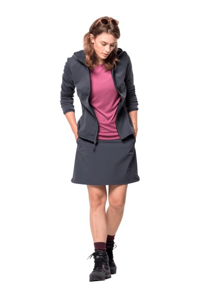 Zwart-roze Fashion Force Trekker Texapore Mid W Jack Wolfskin