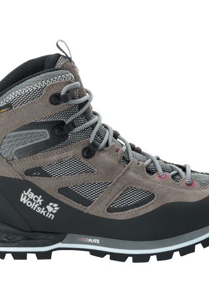 Asfalt Grijs-roze Force Crest Texapore Mid W Jack Wolfskin Collectie