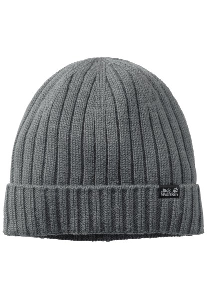 Stormlock Rip Gebreide Muts Van Het Merk Grey Heather Jack Wolfskin