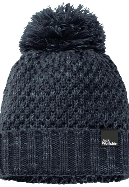 Jack Wolfskin Night Blue Highloft Gebreide Muts Dames Origineel
