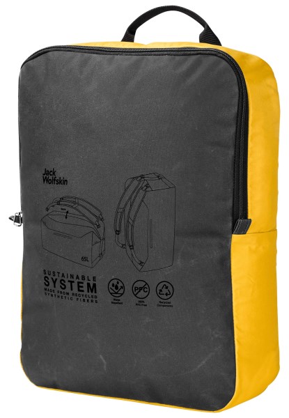 Jack Wolfskin Traveltopia Reistas 65 Origineel Cordovan Rood