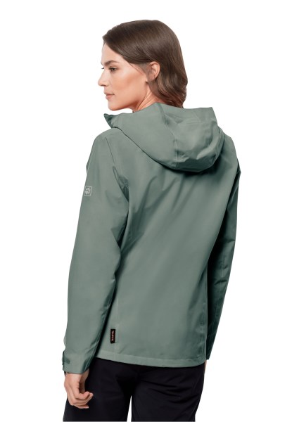 Pack & Go Shell W Hedge Green Originele Jack Wolfskin