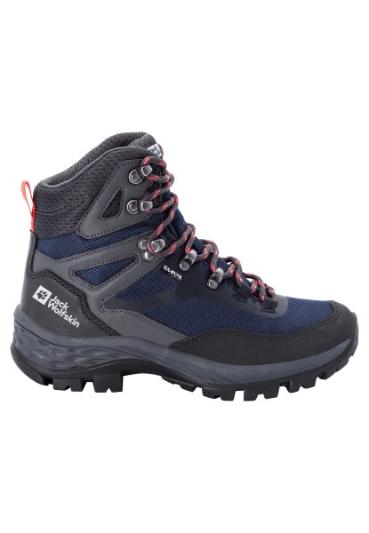 Jack Wolfskin Blauw-koraal Rebellie Gids Texapore Mid W