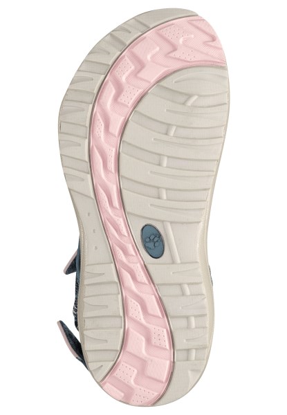 Blauwgrijs-roze Jack Wolfskin Beste Golfbreker W