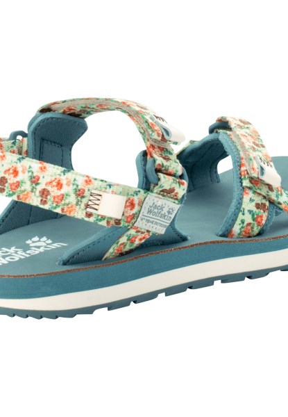 Outfresh Deluxe Sandaal W Jack Wolfskin Collections Katoen Wit Allover