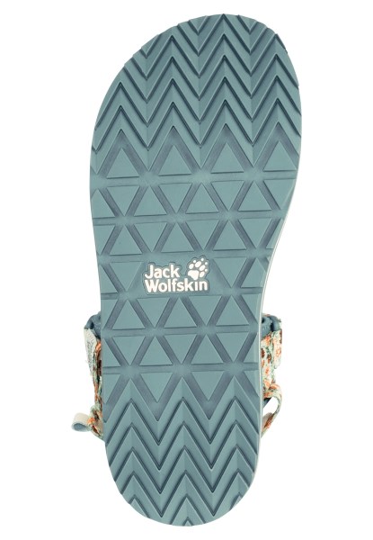 Outfresh Deluxe Sandaal W Jack Wolfskin Collections Katoen Wit Allover