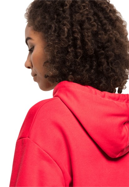 Jack Wolfskin Tulp Rood Essential Hoody W Hot