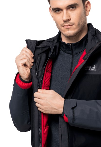 Jack Wolfskin Fashion Dna Tundra Donsjack M Adrenaline Rood
