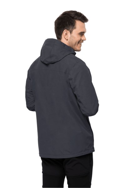 Jack Wolfskin Origin Ebbenhout Altenberg 3in1 Jas M