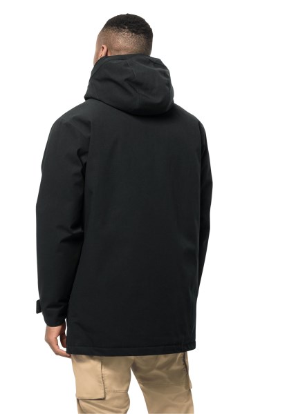 Zwarte New Jack Wolfskin Berghang Parka M