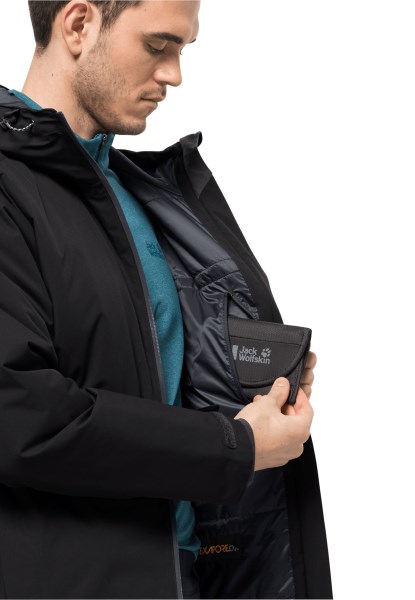 Hete Zwarte Ruitenwisser In De Jack M Jack Wolfskin