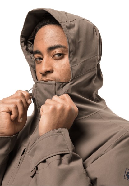 Jack Wolfskin Kastanje Origine West Coast Jas