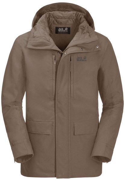 Jack Wolfskin Kastanje Origine West Coast Jas