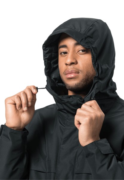 Jack Wolfskin Originele Zwarte Winterlager Parka M